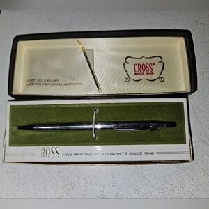 Vintage Cross 12k Gold Filled Ballpoint Pen!
